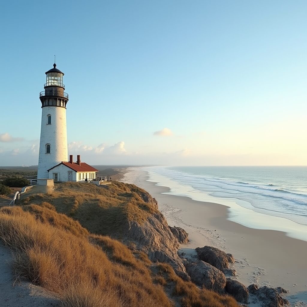 Daytona Beach in January: Your Ultimate Winter Escape Guide (Without the Winter Chills!) Ponce de Leon Inlet Lighthouse overlooking a panoramic view of Atlantic coastline under a clear winter sky