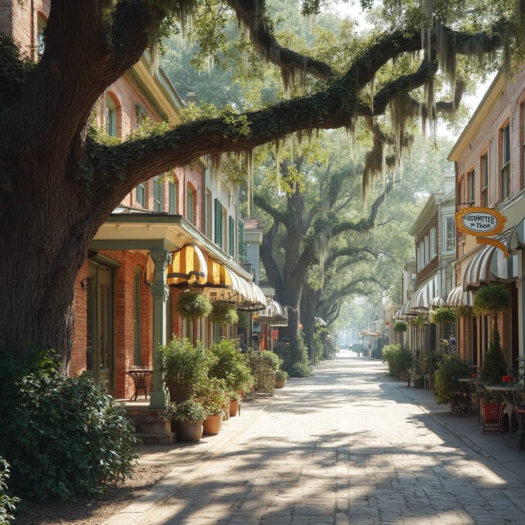 Unleash Your Adventure: Jacksonville's Top Attractions You Can't Miss Artisan coffee shop with exposed brick exterior in Riverside, Jacksonville's historic district, surrounded by oak trees with Spanish moss and Victorian-era buildings with ornate architecture