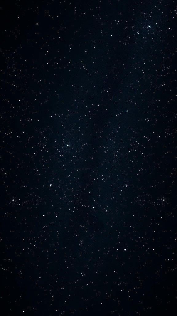 50 Stunning Black Wallpapers for a Chic Look Starry night sky with twinkling stars on a black background. Black Wallpaper