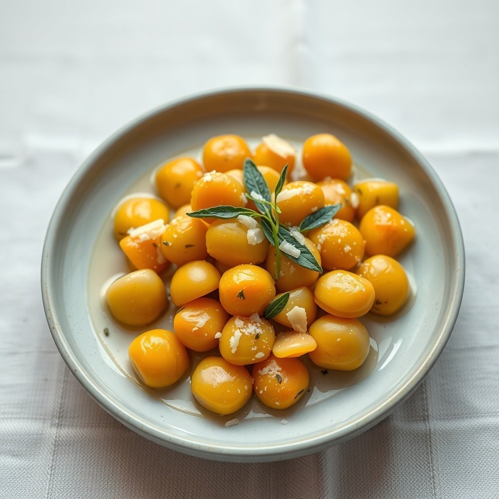 29 Delicious Pumpkin Recipes for Fall Cooking Plate of pumpkin gnocchi with sage butter, garnished with sage leaves and cheese