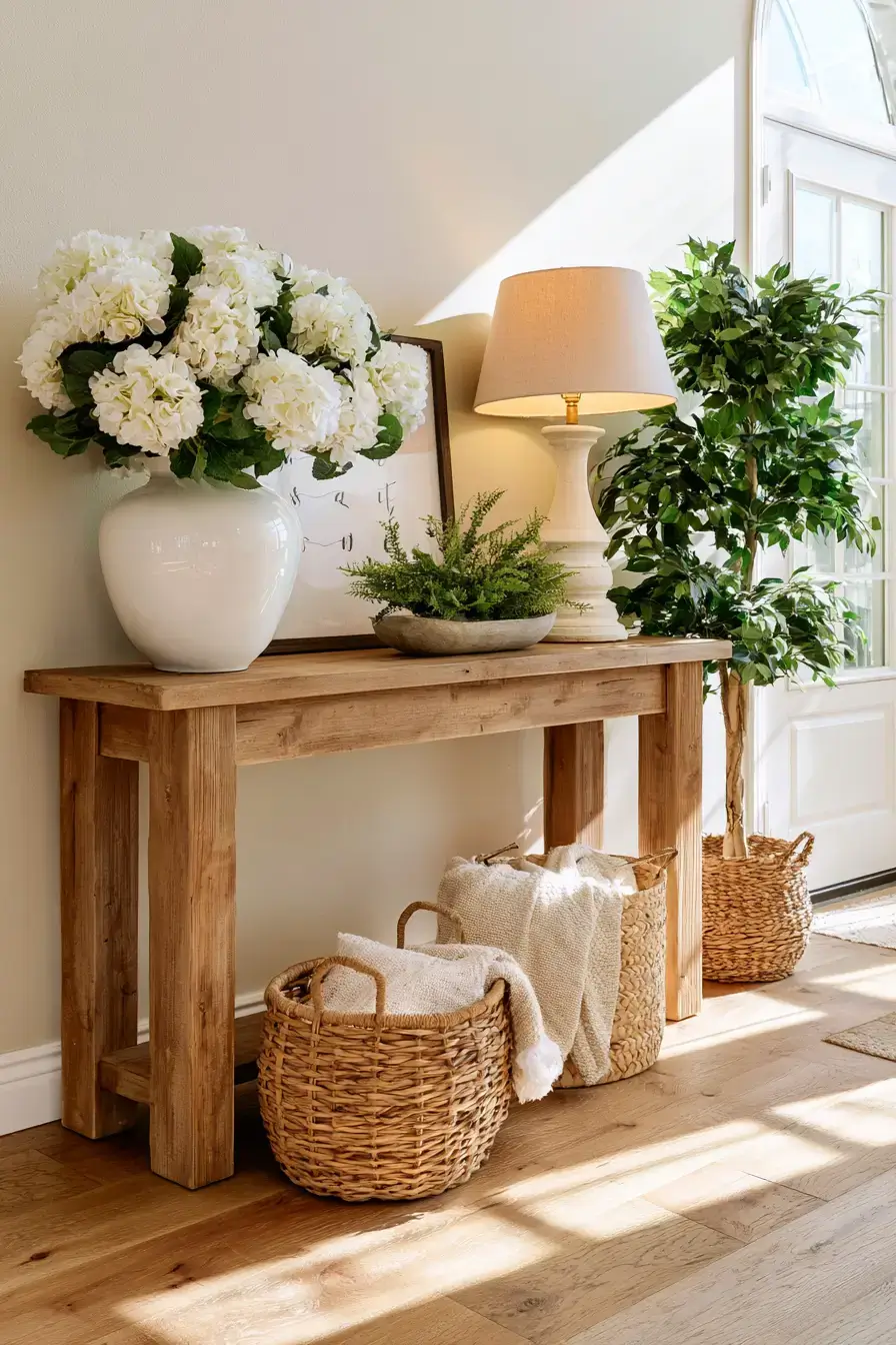 27 Entryway Console Table Ideas That Feel Inviting
