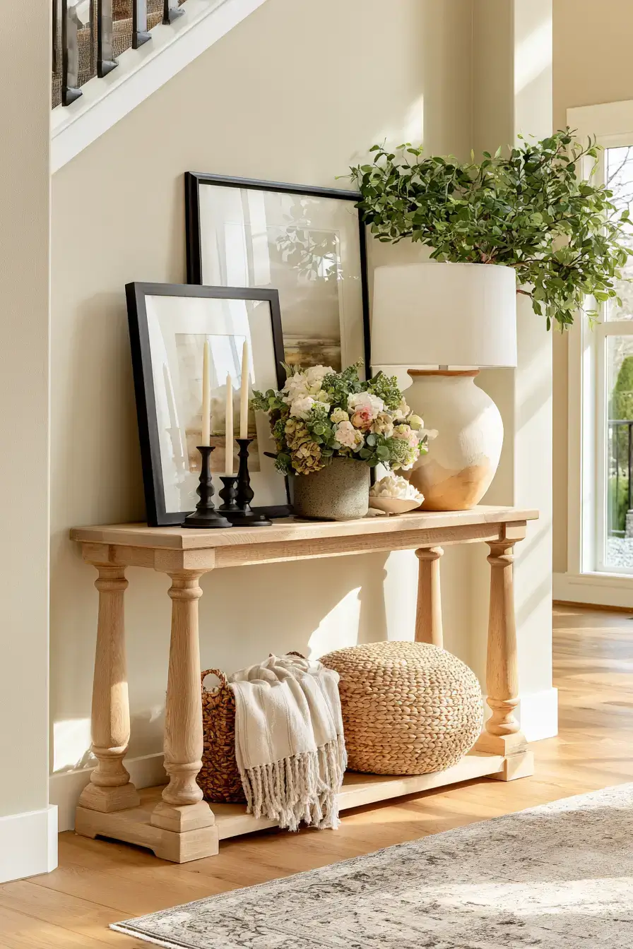 27 Entryway Console Table Ideas That Feel Inviting