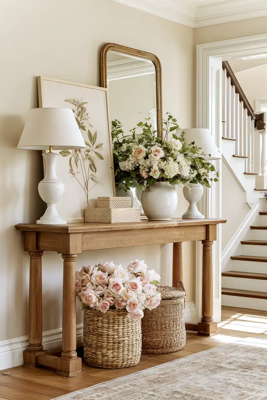 27 Entryway Console Table Ideas That Feel Inviting