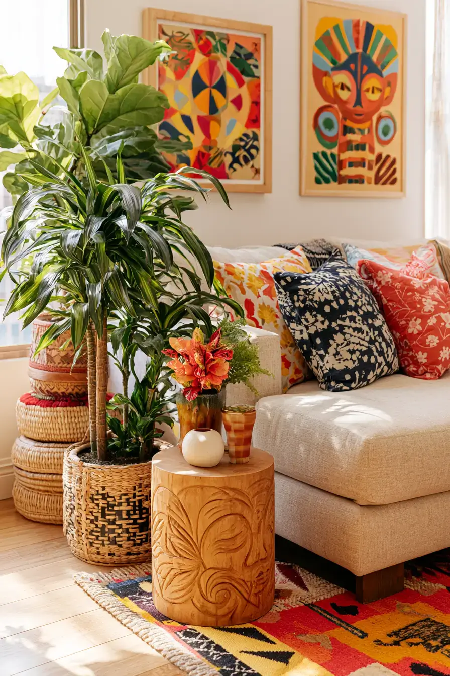 27 Afrohemian Decor Living Room Ideas For Cozy Style