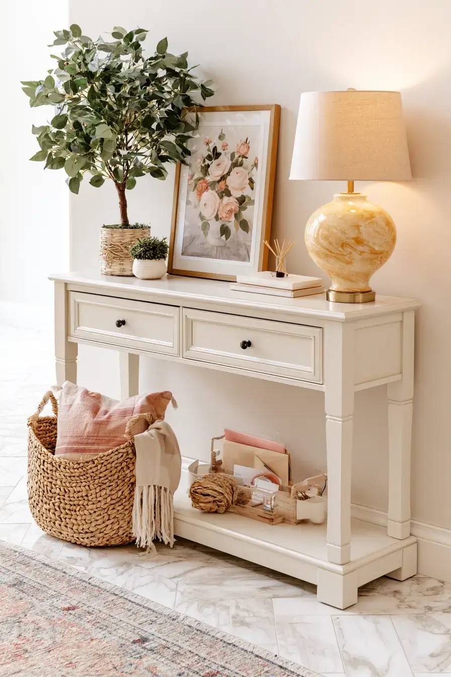 27 Entryway Console Table Ideas That Feel Inviting