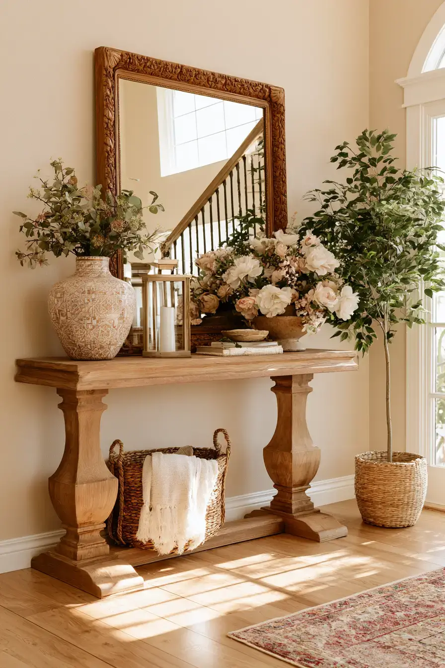27 Entryway Console Table Ideas That Feel Inviting