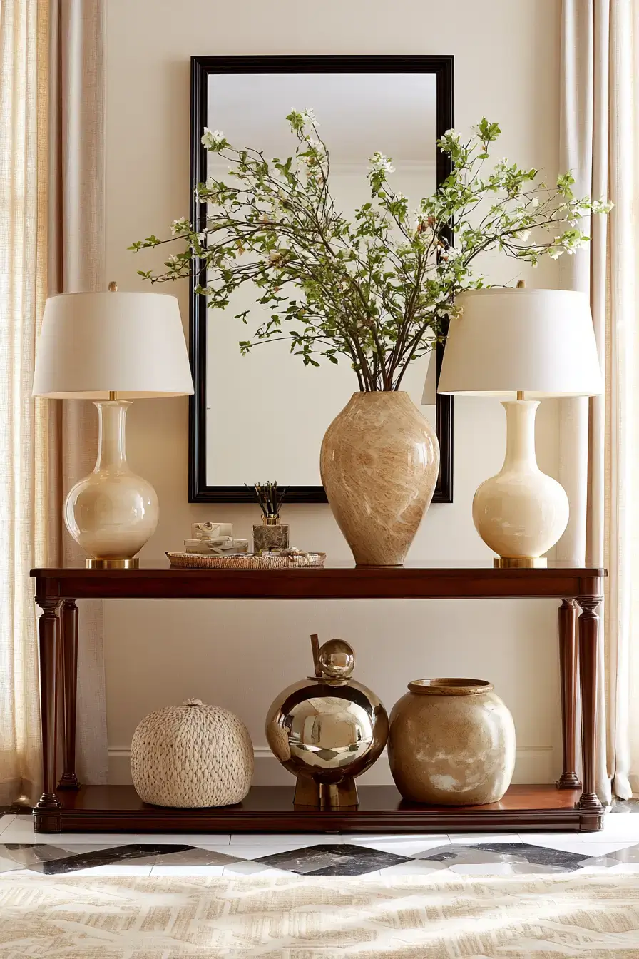 27 Entryway Console Table Ideas That Feel Inviting